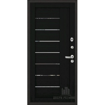 Входная металлическая дверь Regidoors Центурион Mottura LIGHT 2110 с зеркалом "Шоко велюр"