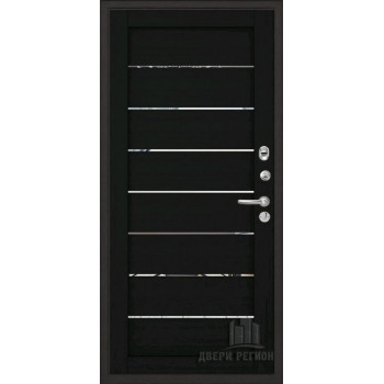 Входная металлическая дверь Regidoors Министр LIGHT 2125 с зеркалом "Шоко велюр"