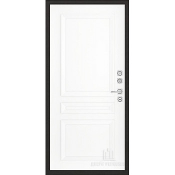 Входная металлическая дверь Regidoors Сенатор Плюс Авангард "Эмаль белая"