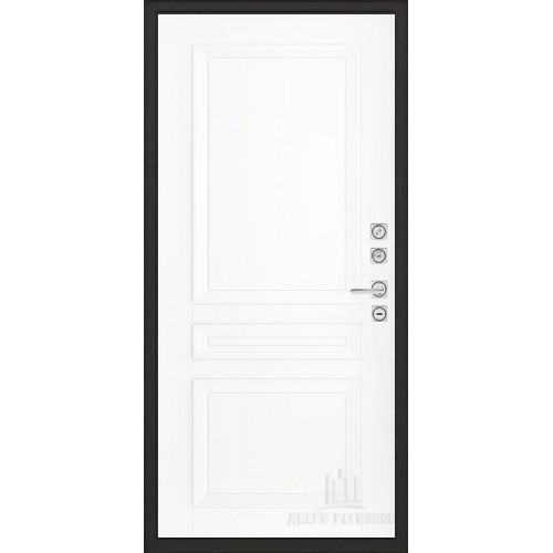 Входная металлическая дверь Regidoors Сенатор Плюс Авангард "Эмаль белая"