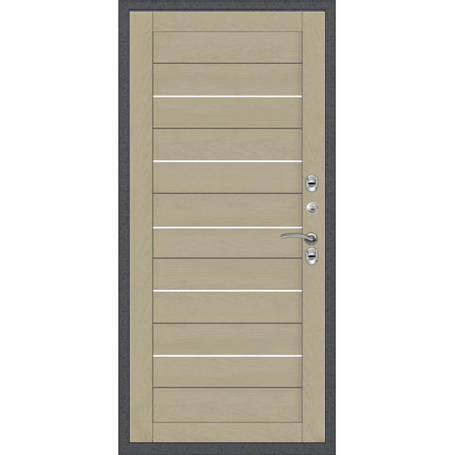 Входная металлическая дверь Regidoors Термо 3 Серебро LIGHT 2127 "Крем софт"