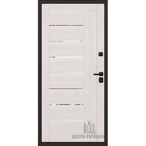 Входная металлическая дверь Regidoors ЭЛИТ ТЕРМО LIGHT 2110 с зеркалом "Капучино велюр"