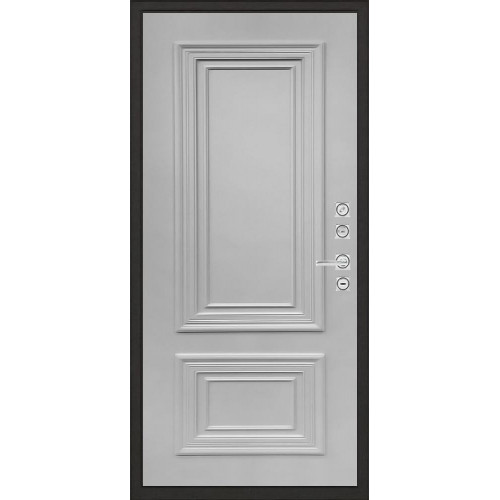Входная металлическая дверь Regidoors Сенатор Плюс MOTTURA Престиж, Цвет "RAL 7047 (светло серый)"