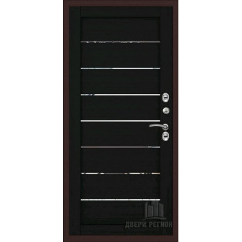 Входная металлическая дверь Regidoors Термо 3 LIGHT 2125 с зеркалом "Шоко велюр"