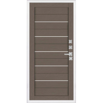 Входная металлическая дверь Regidoors Президент Лайн БЕЛЫЙ LIGHT 2127 "Тортора софт"