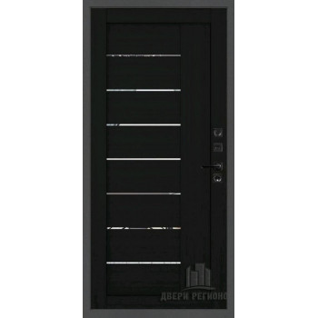 Входная металлическая дверь Regidoors Президент Лайн ТИТАН LIGHT 2110 с зеркалом "Шоко велюр"