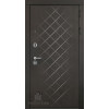 Входная металлическая дверь Regidoors Президент ЛЮКС LIGHT 2110 с зеркалом "Орех вельвет"