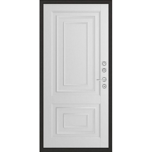 Входная металлическая дверь Regidoors Сенатор Плюс MOTTURA Florence 62002 "Серена белый"