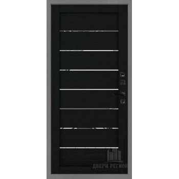 Входная металлическая дверь Regidoors Сенатор SOLID LIGHT 2125 с зеркалом "Шоко велюр"