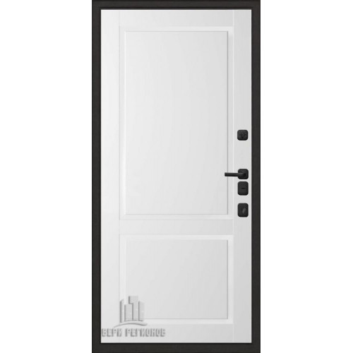 Входная металлическая дверь Regidoors МАЛАХИТ ТЕРМО Nova, Цвет "Аляска"