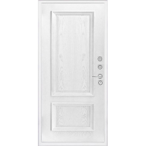 Входная металлическая дверь Regidoors Президент Лайн БЕЛЫЙ Корсика "Perla"