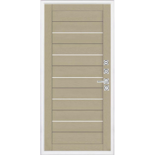 Входная металлическая дверь Regidoors Президент Лайн БЕЛЫЙ LIGHT 2127 "Крем софт"