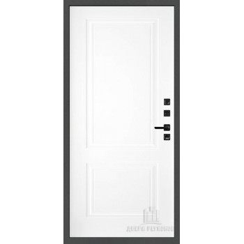 Входная металлическая дверь Regidoors Президент Лайн ТИТАН Богемия "Эмаль белая"