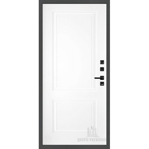 Входная металлическая дверь Regidoors Президент Лайн ТИТАН Богемия "Эмаль белая"
