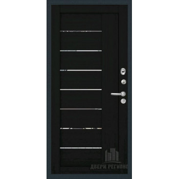 Входная металлическая дверь Regidoors Президент X7 LIGHT 2110 с зеркалом "Шоко велюр"