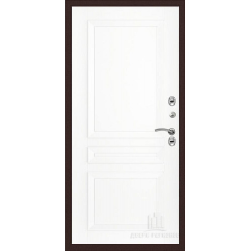 Входная металлическая дверь Regidoors Термо 3 Авангард "Эмаль белая"