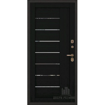 Входная металлическая дверь Regidoors ТОР ТЕРМО LIGHT 2110 с зеркалом "Шоко велюр"