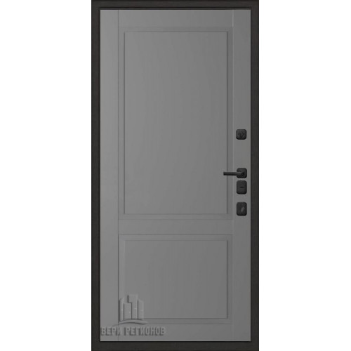 Входная металлическая дверь Regidoors МАЛАХИТ ТЕРМО Nova, Цвет "Антрацит"