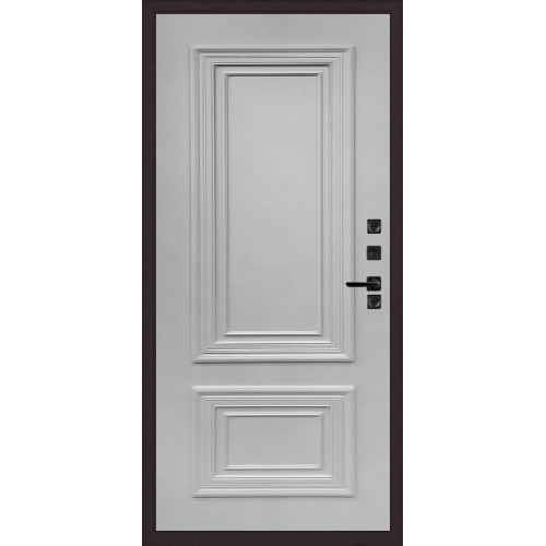 Входная металлическая дверь Regidoors ПАНЦИРЬ ТЕРМО Престиж, Цвет "RAL 7047 (светло серый)"