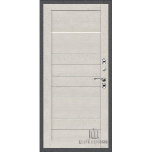 Входная металлическая дверь Regidoors Термо 3 Серебро LIGHT 2127 "Бьянка софт"