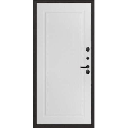 Входная металлическая дверь STR MX-46 Black MX-39 "Белый софт"
